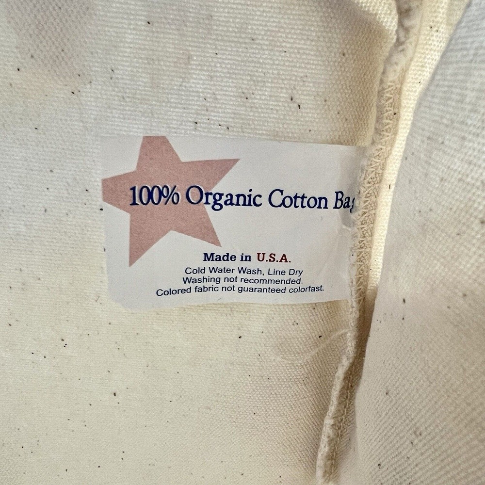 FEED Haiti Feed Projects Organic Cotton Canvas Market Tote Bag 50 Meals Provided - Picture 13 of 13